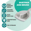 OurHouse Dustpan and Brush Soft Grip