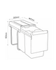 Carron Phoenix Linea 230 Built-In Bin