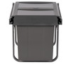 Austen & Co. 40L Built-In Hinged Cupboard Kitchen Bin - 3 Compartments