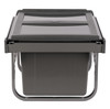 Austen & Co. 30L Built-In Hinged Cupboard Kitchen Bin - 2 Compartments