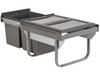 Austen & Co. 30L Built-In Hinged Cupboard Kitchen Bin - 2 Compartments