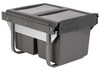 Austen & Co. 30L Built-In Hinged Cupboard Kitchen Bin - 2 Compartments