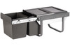 Austen & Co. 30L Built-In Hinged Cupboard Kitchen Bin - 2 Compartments