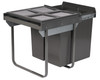 Austen & Co. 68L Built-In Hinged Cupboard Kitchen Bin - 2 Compartments