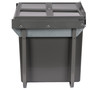 Austen & Co. 68L Built-In Hinged Cupboard Kitchen Bin - 2 Compartments