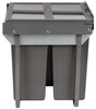 Austen & Co. 68L Built-In Hinged Cupboard Kitchen Bin - 3 Compartments