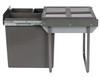 Austen & Co. 68L Built-In Hinged Cupboard Kitchen Bin - 3 Compartments