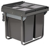 Austen & Co. 68L Pull Out Cupboard Kitchen Bin - 3 Compartments