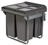 Austen & Co. 68L Pull Out Cupboard Kitchen Bin - 3 Compartments