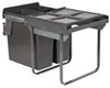 Austen & Co. 68L Pull Out Cupboard Kitchen Bin - 3 Compartments