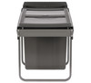Austen & Co. 40L Pull Out Cupboard Kitchen Bin - 2 Compartments