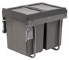 Austen & Co. 40L Pull Out Cupboard Kitchen Bin - 2 Compartments