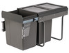 Austen & Co. 40L Pull Out Cupboard Kitchen Bin - 2 Compartments