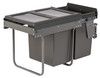 Austen & Co. 40L Pull Out Cupboard Kitchen Bin - 2 Compartments
