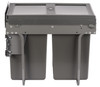 Austen & Co. 40L Pull Out Cupboard Kitchen Bin - 2 Compartments