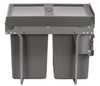 Austen & Co. 40L Pull Out Cupboard Kitchen Bin - 2 Compartments
