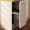 Austen & Co. 40L Pull Out Cupboard Kitchen Bin - 2 Compartments