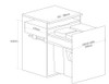 Caple Side Mounted 69L Trio Pull Out Bin