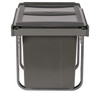 Austen & Co. 40L Built-In Hinged Cupboard Kitchen Bin - 2 Compartments