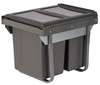 Austen & Co. 40L Built-In Hinged Cupboard Kitchen Bin - 2 Compartments