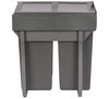 Austen & Co. 60L Built-In Hinged Cupboard Kitchen Bin - 2 Compartments
