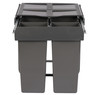 Austen & Co. 68L Built-In Hinged Cupboard Kitchen Bin - 4 Compartments