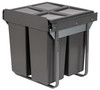 Austen & Co. 68L Built-In Hinged Cupboard Kitchen Bin - 4 Compartments