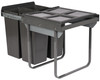 Austen & Co. 68L Built-In Hinged Cupboard Kitchen Bin - 4 Compartments