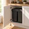 Austen & Co. 68L Built-In Hinged Cupboard Kitchen Bin - 4 Compartments