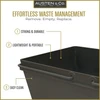 Austen & Co. 68L Built-In Hinged Cupboard Kitchen Bin - 4 Compartments