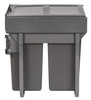 Austen & Co. 60L Pull Out Cupboard Kitchen Bin - 2 Compartments
