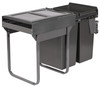 Austen & Co. 60L Pull Out Cupboard Kitchen Bin - 2 Compartments