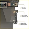 Austen & Co. 60L Pull Out Cupboard Kitchen Bin - 2 Compartments