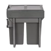Austen & Co. 60L Pull Out Cupboard Kitchen Bin - 2 Compartments