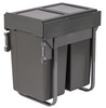 Austen & Co. 56L Pull Out Cupboard Kitchen Bin - 2 Compartments