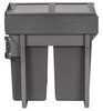 Austen & Co. 56L Pull Out Cupboard Kitchen Bin - 2 Compartments
