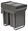 Austen & Co. 56L Pull Out Cupboard Kitchen Bin - 2 Compartments