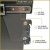 Austen & Co. 56L Pull Out Cupboard Kitchen Bin - 2 Compartments