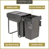 Austen & Co. 56L Pull Out Cupboard Kitchen Bin - 2 Compartments