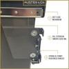 Austen & Co. 34L Pull Out Cupboard Kitchen Bin - 1 Compartment