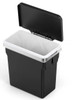 Simplehuman 10 Litre In-Cabinet Hanging Kitchen Bin - Black