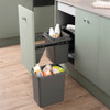 Caple Side Mounted 36L Duo Pull Out Bin