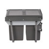 Austen & Co. 40L Built-In Pull Out Cupboard Kitchen Bin - 2 Compartments