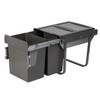 Austen & Co. 40L Built-In Pull Out Cupboard Kitchen Bin - 2 Compartments