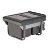 Austen & Co. 30L Built-In Hinged Cupboard Kitchen Bin - 2 Compartments
