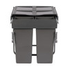 Austen & Co. 68L Built-In Pull Out Cupboard Kitchen Bin - 4 Compartments