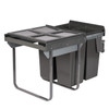 Austen & Co. 68L Built-In Pull Out Cupboard Kitchen Bin - 4 Compartments
