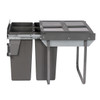 Austen & Co. 68L Built-In Pull Out Cupboard Kitchen Bin - 4 Compartments