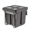 Austen & Co. 68L Built-In Pull Out Cupboard Kitchen Bin - 4 Compartments