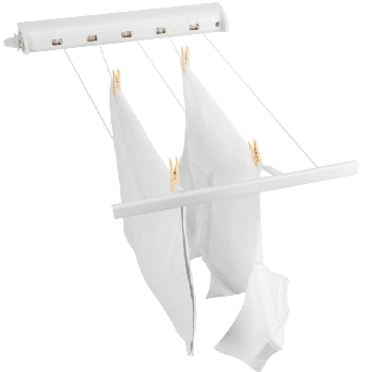 Brabantia White Pullout Clothes Line Airer Laundry Company